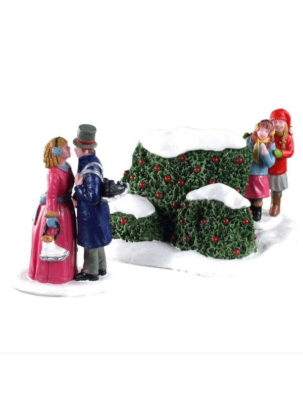 Figurine patineurs amoureux