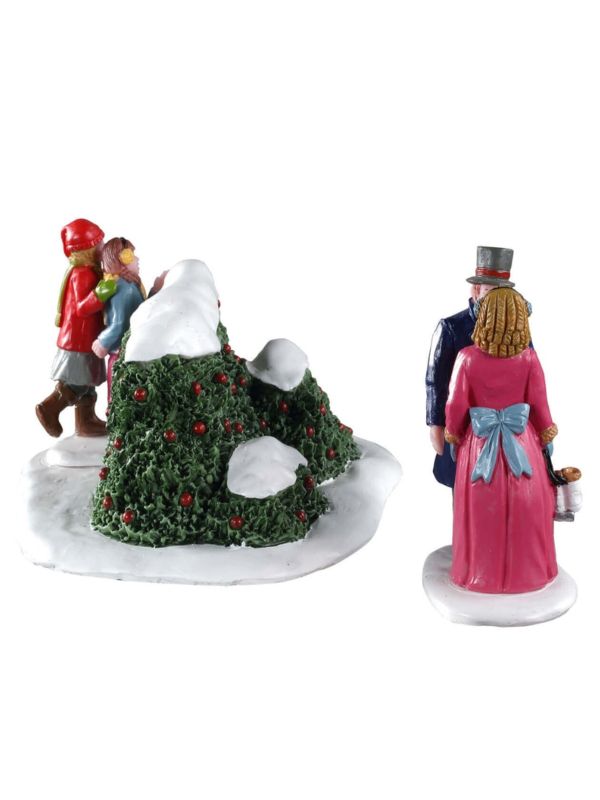 Figurine patineurs amoureux
