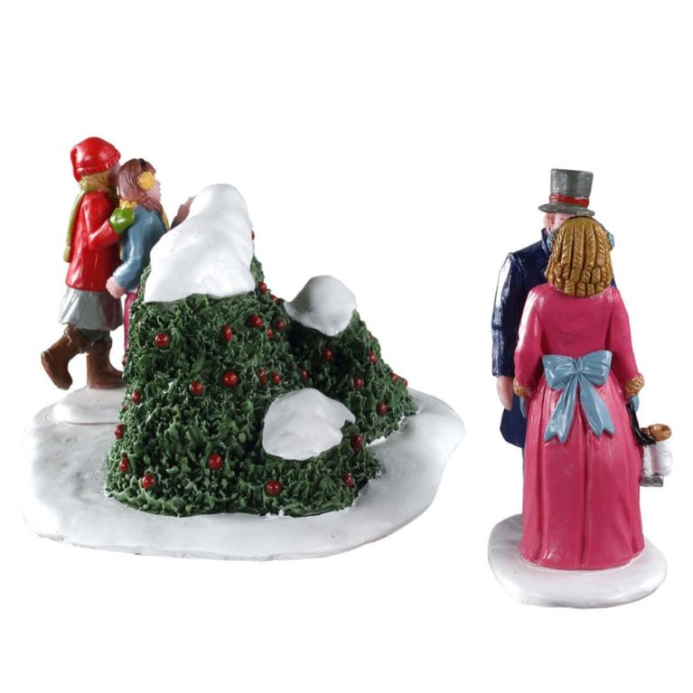 Figurine patineurs amoureux