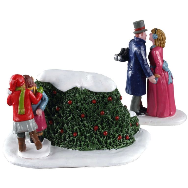 Figurine patineurs amoureux