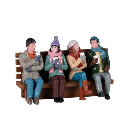 LEMAX 12040 - Figurine café entre amis