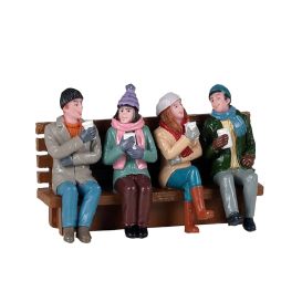 LEMAX 12040 - Figurine café entre amis