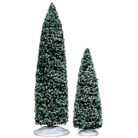 LEMAX 34664 - Lot de 2 sapins : 1 Large et 1 Médium