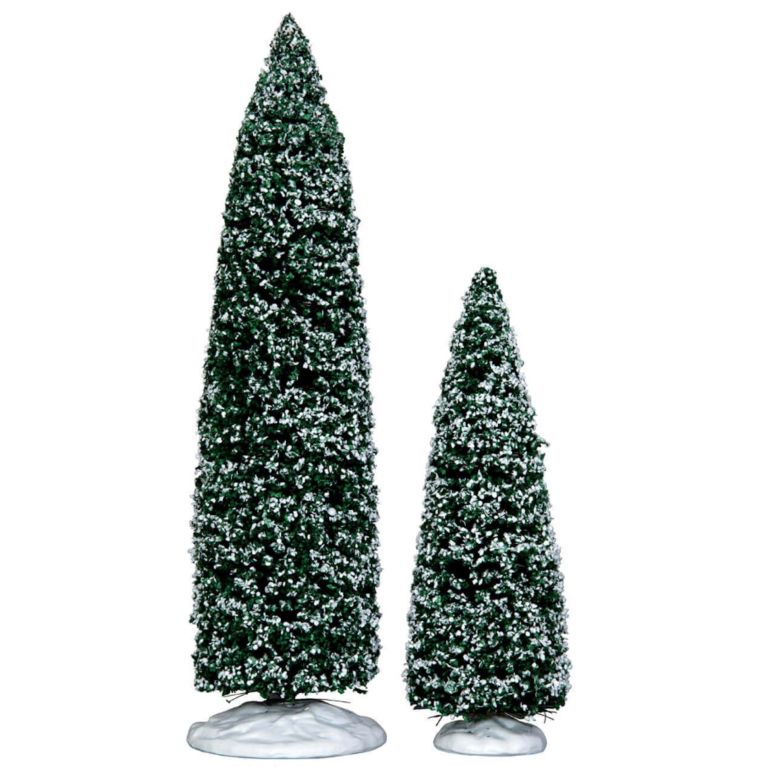 LEMAX 34664 - Lot de 2 sapins : 1 Large et 1 Médium
