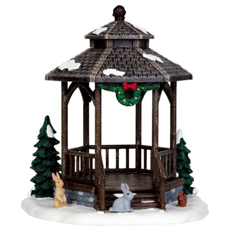 LEMAX 43084 - Kiosque de noël en imitation bois