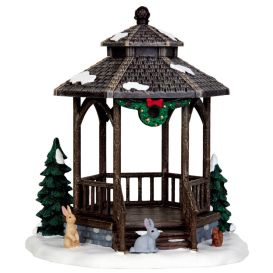LEMAX 43084 - Kiosque de noël en imitation bois