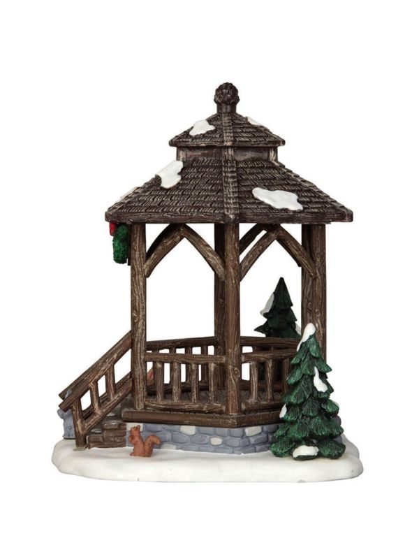 LEMAX 43084 - Kiosque de noël en imitation bois