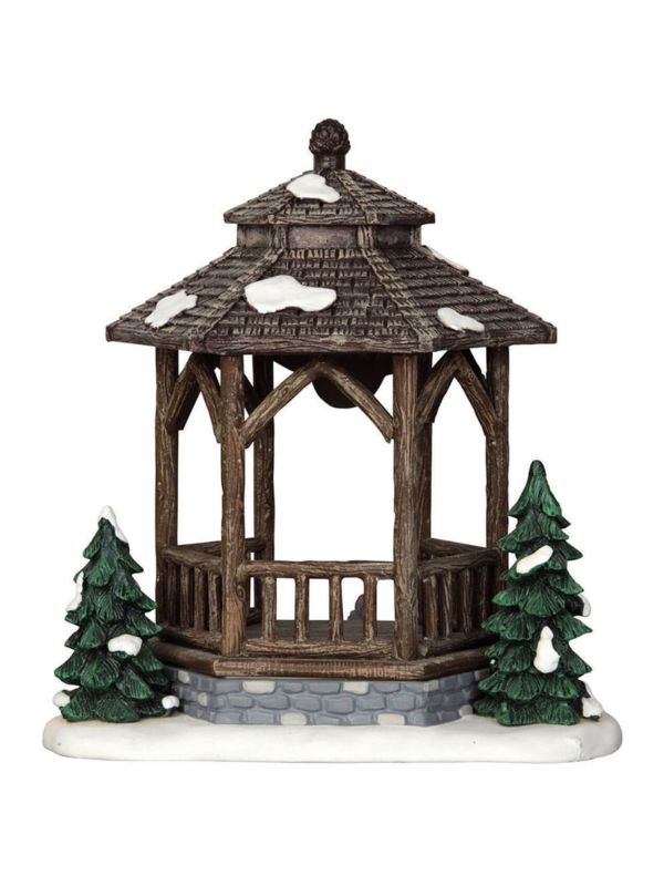 LEMAX 43084 - Kiosque de noël en imitation bois