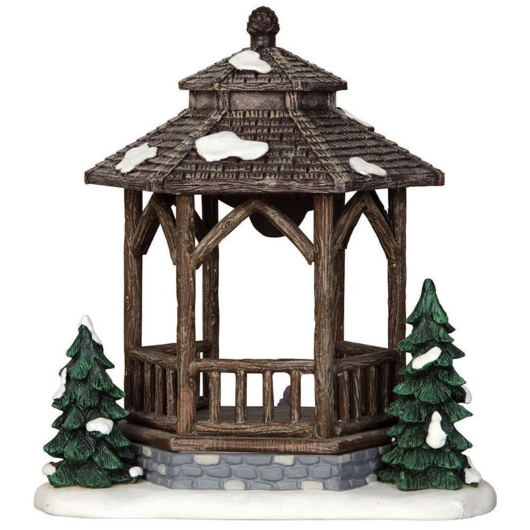 LEMAX 43084 - Kiosque de noël en imitation bois LEMAX 43084 - Kiosque de noël en imitation bois