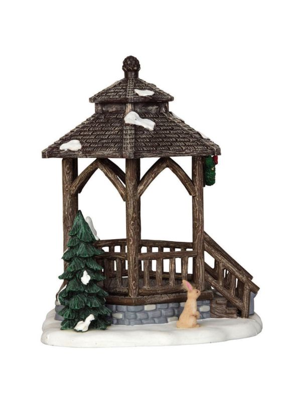 LEMAX 43084 - Kiosque de noël en imitation bois