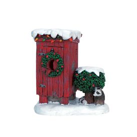 Toilette extérieur de noël