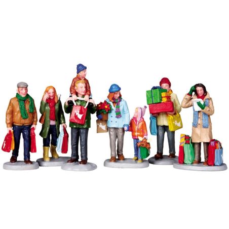LEMAX 92683 - Figurine acheteurs des fêtes