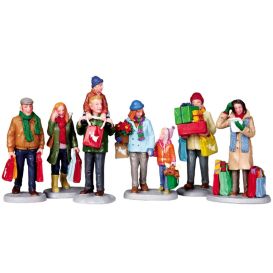 LEMAX 92683 - Figurine acheteurs des fêtes