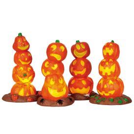LEMAX 34623 - Empilement de citrouille lumineux