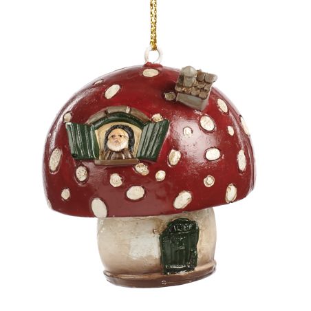 Suspension maison champignon