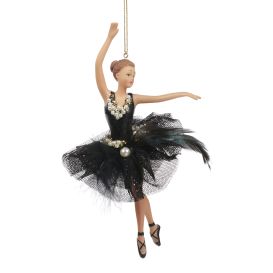 Suspension danseuse en tutu noir
