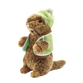 Peluche marmotte Verte / Siffleuse