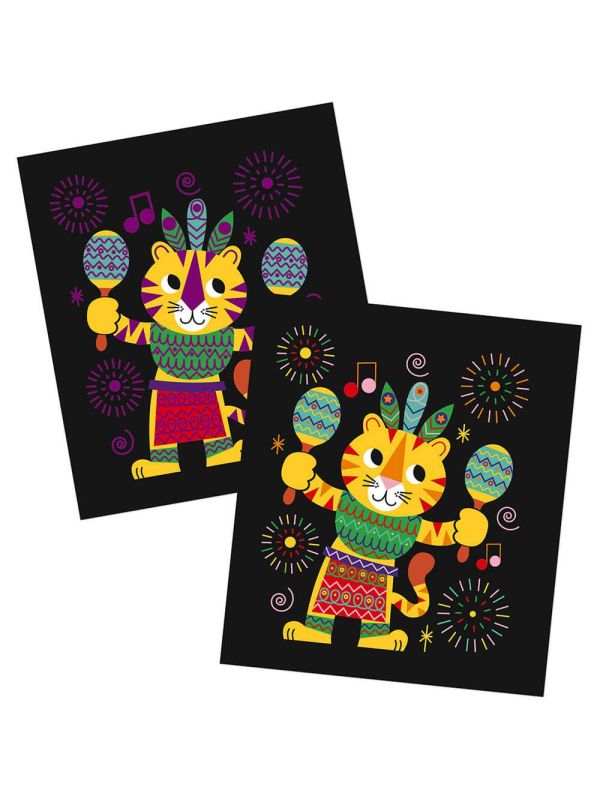 Set créatif scratch art - tableaux à gratter