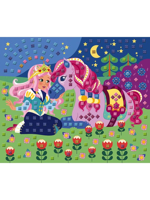 Set créatif Mosaïque -poneys et licornes