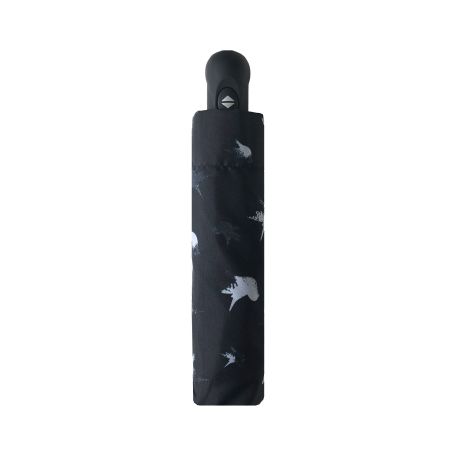 Parapluie noir mini  automatique oiseau