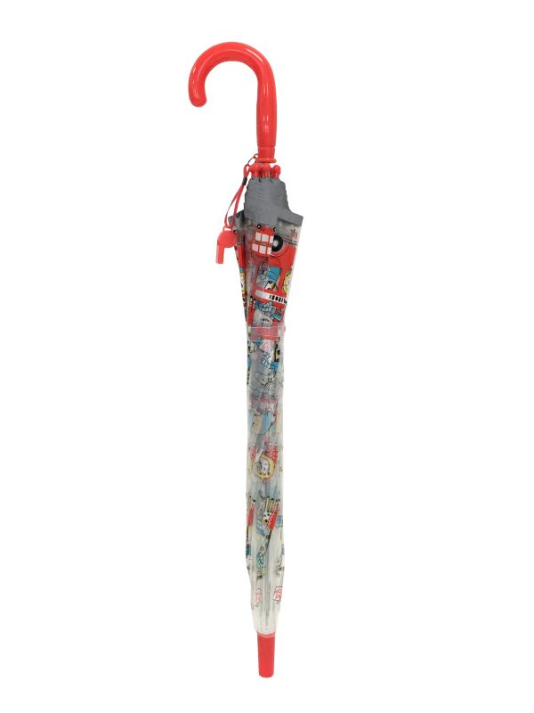 Parapluie transparent enfant décor animaux stars
