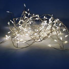 Guirlande blanc chaud grain de riz 160 leds  électrique