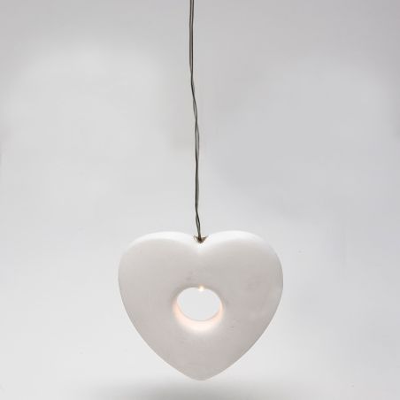 coeur céramique avec led