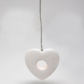 coeur céramique avec led