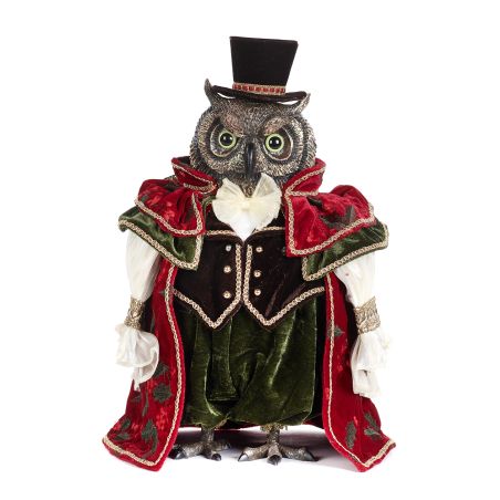 Monsieur hiboux dans ses habits de noël