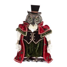 Monsieur hiboux dans ses habits de noël