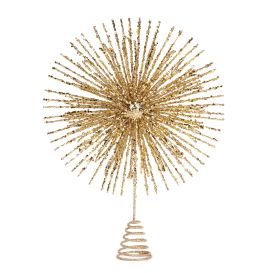 Etoile de noël doré pour cime de sapin - Ø 29 cm