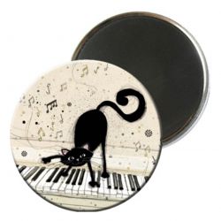 KIUB - MUGTG21U04 - GRAND MUG 435 ML BUG ART KOOK CHAT NOIR