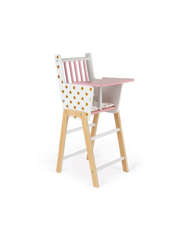 Chaise haute CANDY CHIC" - Réplique pour enfant en bois